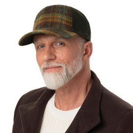 Stetson Wool Check Trucker Cap Men's Checked Pattern Baseball Cap, olive