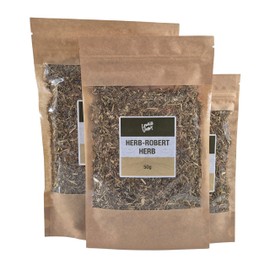 Lowhill Valley Herb Robert Herbal Tea - Natural Wellness Infusion – Handpicked – No Additives or Preservatives – Responsibly Sourced – 100% Pure Herb – for Wellness – 50g