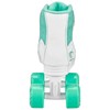 Roller Derby Firestar Youth Girl's Quad Roller Skates, White/Mint, Size