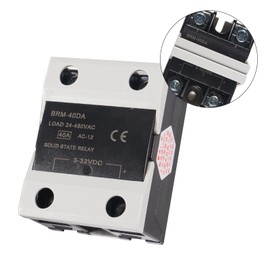 Digital PID Temperature Controller REX-C100 PID Thermostat Temperature Controller Digital REX C100 with 40DA SSR Relay K Thermocouple Probe RKC and Silver Heat Sink