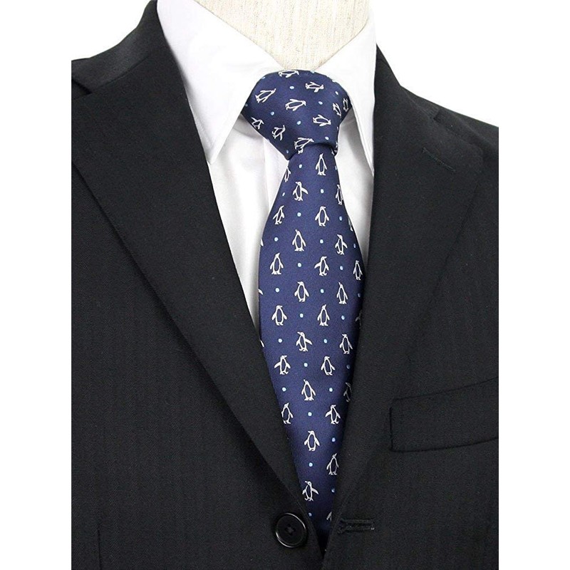 Colorata Carolata Penguin Necktie (57.1 x 3.3 inches (145 x