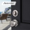 Probrico Entry Door Knob Lock Set and Single Cylinder Deadbolt