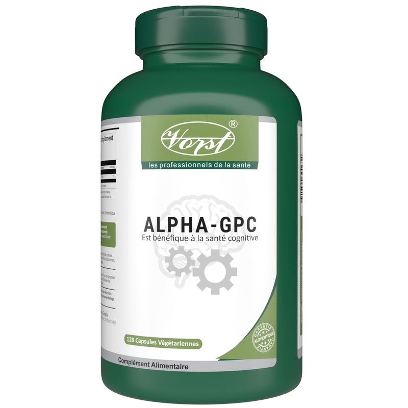 VORST Alpha GPC 600mg 120 Vegan Capsules | Bioavailable Choline