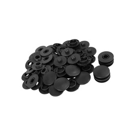 Partuto 16 Sets Universal Car Floor Mat Clips Fixing Retainers Anti-Slip Buckle Fastener Holder Black Replacement