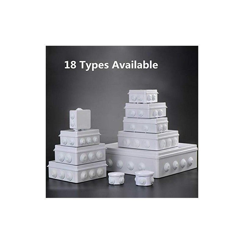 Powertool IP55 Electrical Junction Box Weatherproof for Projects, Instruments, Opening