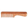 SVATV Handcrafted Neem Wood Comb N-74 (7" 2")