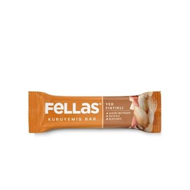 Fellas Yer Fıstıklı Kuruyemiş Bar 30 gr x 12 Adet