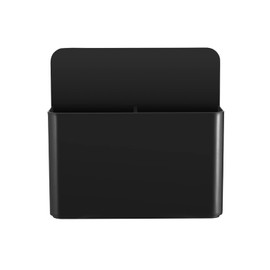 luvtree Black Strong Magnetic Marker Holder/Dry Erase Pen Holder - Storage for Dry Erase Marker, Eraser, Bottle Opener, Remote Controls, Notes - Ideal for Magnetic Board, Fridge Door, and Locker