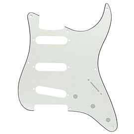 Guitar Anatomy 8 Hole Stratocaster Electric Guitar Pickguard Scratch Plate to Fit Fender USA MEX SSS - Parchment