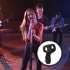 4 PCS Microphone Holder, Black Adjustable Mic Holder Universal Small
