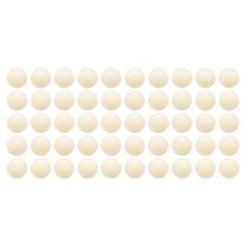 sourcing map 50pcs Nylon Bearing Balls 10mm Solid Plastic Balls, Precision Mini Nylon Balls