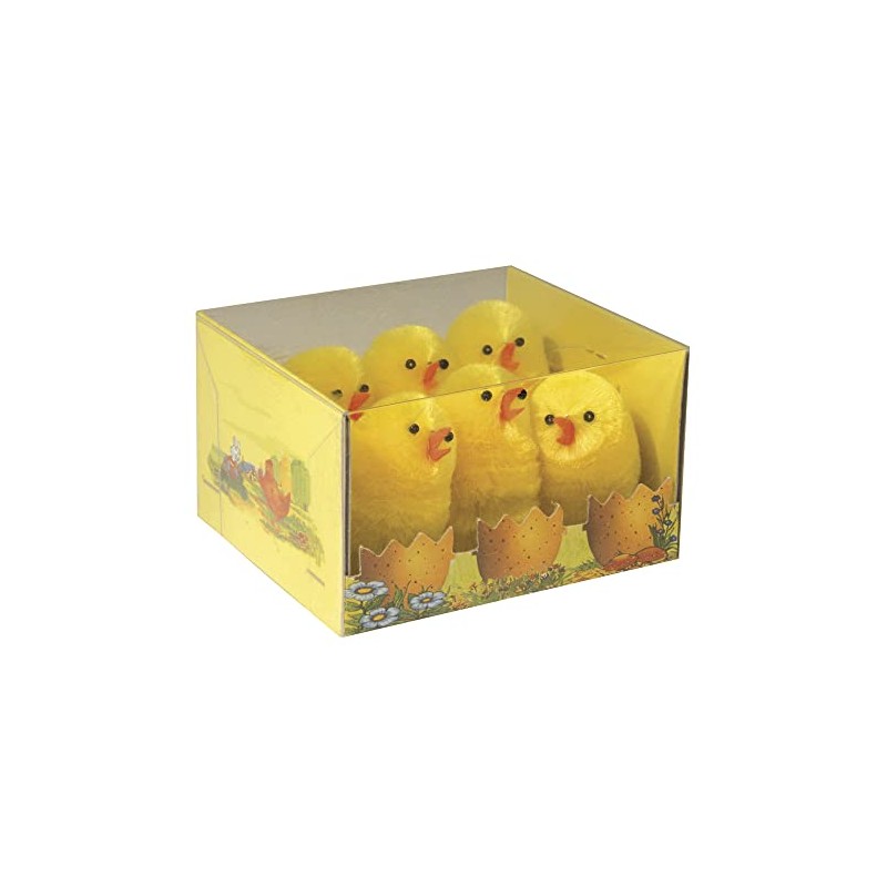 Rayher 8737400 Chicks Made of Silk Chenille 5 cm PVC