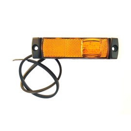 Yellow LED Marker Light 12 V 24 V Outline Light Trailer Truck 130 x 32 x 14.5 UNIV