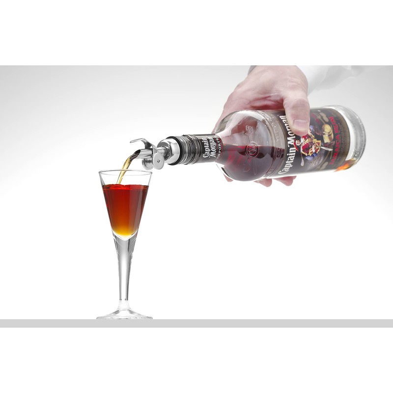 HENDI Free-Flow-Ausgießer, für Olivenöl, Stückzahl: 3, Edelstahl 18/8