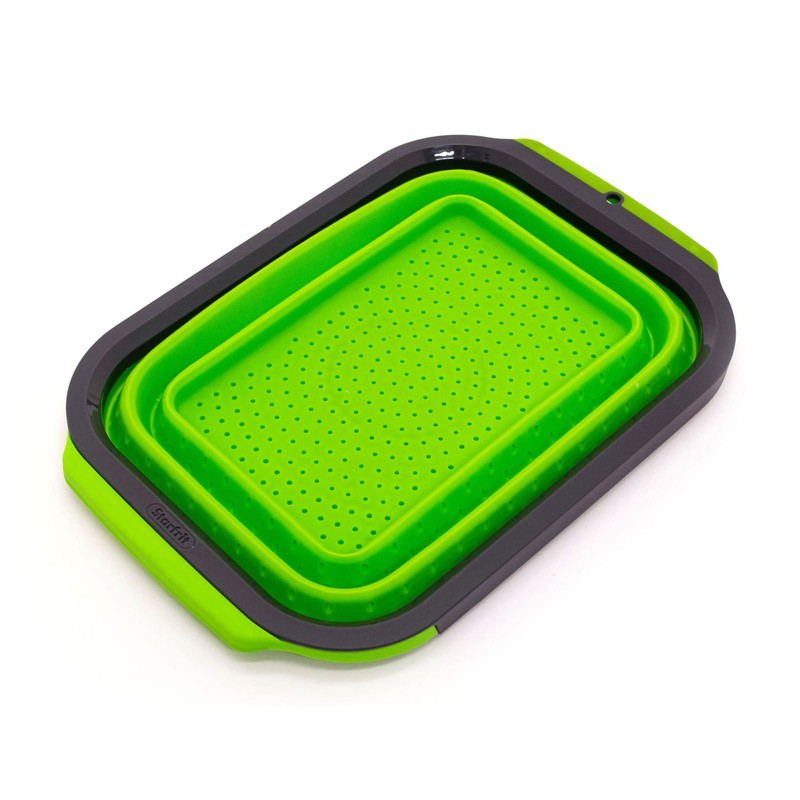 Starfrit Over-The-Sink Collapsible Colander - 6 Qt, Expandable, Collapsible, Heat-Resistant,