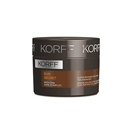 Korff Korff Sun Secret Super Tan Sun Cream for Face and Body Sublimation Tanning Cream DNA Formula Safe Complex Formula Soft Texture 150ml - 220g