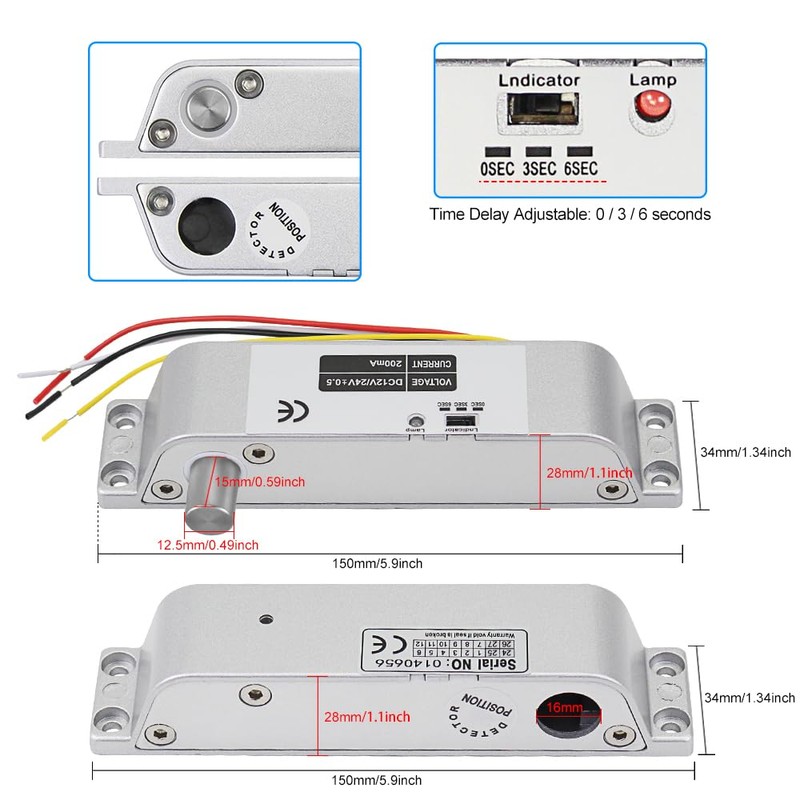 YiToo Access Control System Kit 433MHz Remote Control Opener with