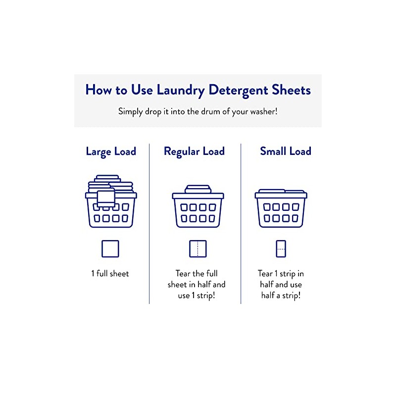 The Clean People Laundry Detergent Sheets - Laundry Soap -