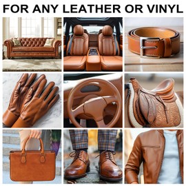 Leather Recoloring Balm,10oz Leather Color Restorer Leather Repair kit for Furniture Car Leather Scratch Remover, Leather Scratch Repair for Furniture (Light Brown, 10OZ leather recoloring balm)