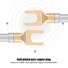 Pure Copper Speaker Plug with Gold Plated Banana Plugs U