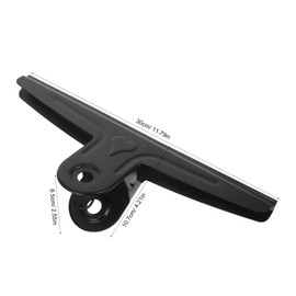 Operitacx 2pcs Drawing Board Clip Pin Fasteners Kitchen Clips Record Codebook Spring Fasteners Oversized Clips Pocket Codebook Party Supplies Props Fastener Trailers Black Stainless Steel