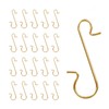 HERZWILD 120pcs Bauble Hooks, Christmas Tree Hooks, Ornament Hooks, Bauble