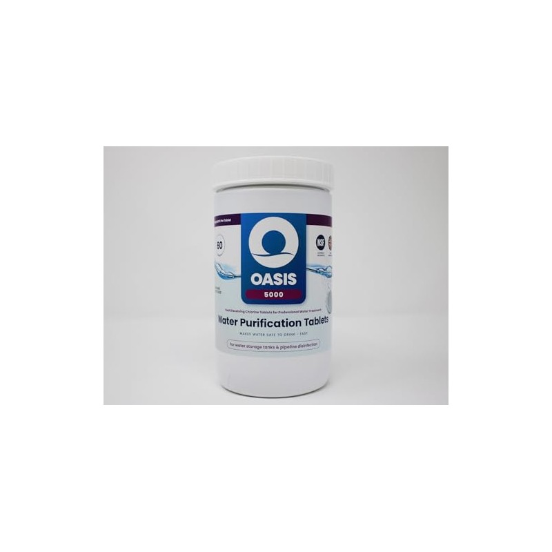Oasis 5000 Water Purification Tablets Pack of 1