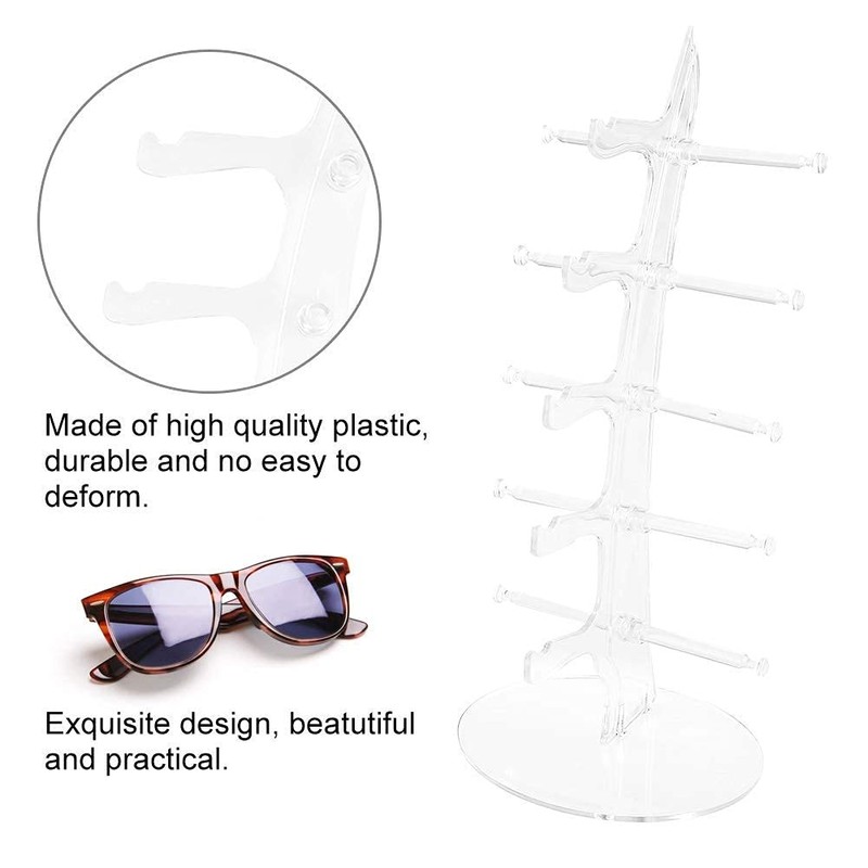 5 Pairs Eyeglass Holder for Glasses Storage Sunglasses Glasses Holder