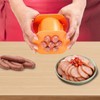 Meat Strip Squeezer, Reusable Meat Squeezer 7 Sausages Press, Manual