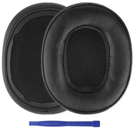 Crusher Wireless/ANC Hesh 3/ EVO/ANC Ear Pads, Replacement Protein Leather Memory Foam Earpads Ear Cushion Repair Parts for Skullcandy Crusher Hesh 3 3.0 Hesh3 Venue Wireless Headphones - Black