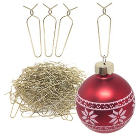 com-four® 150 x Hooks for Christmas Tree Decorations - Hangers for Christmas Tree Baubles - Quick Hanger for Decoration for Christmas - Reusable Metal Hooks - Tree Bauble Pendant