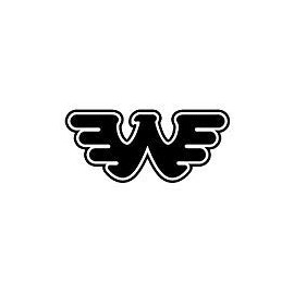WAYLON JENNING ROCK BAND WING LOGO STICKERS ROCK BAND SYMBOL 6" DECORATIVE DIE CUT DECAL - BLACK