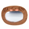 Baby Car Mirror Cute Cartoon Super Soft Fabric Acrylic Car