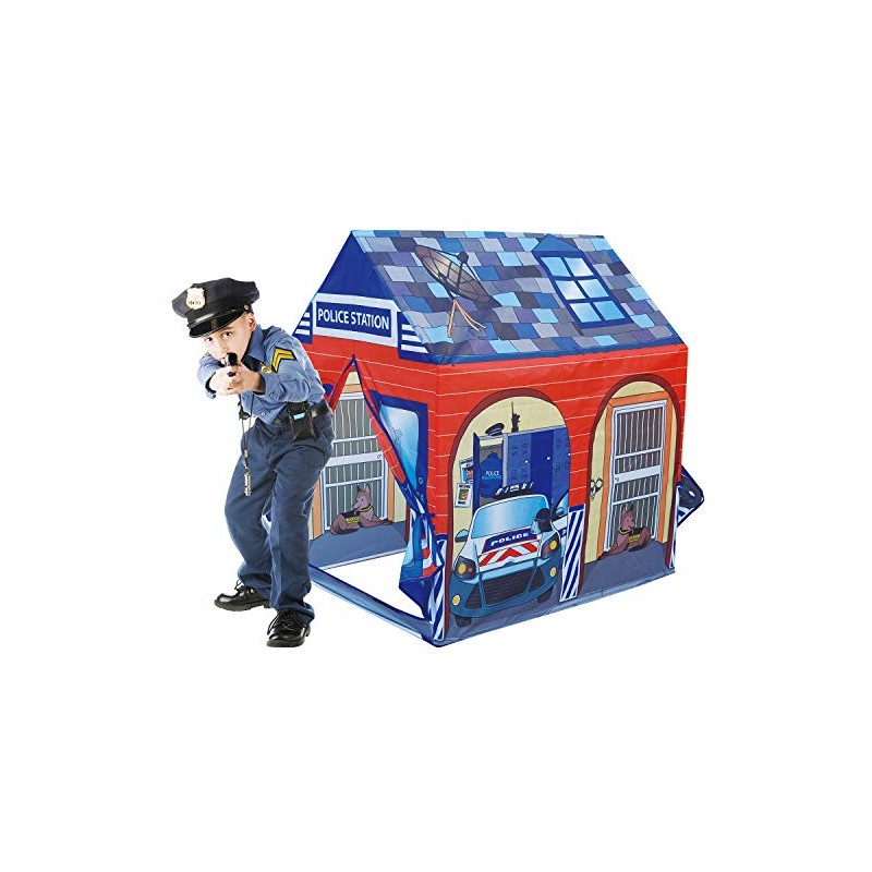 POCO DIVO Police Station Play Tent Kids Pretend Super Hero