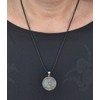 Kiss of Leather Tree of Life Pendant with Spiral 925