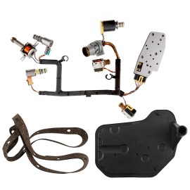 Unbranded 4L60E 4L65E 4L65-E Transmission Solenoid Kit W/Harness For 1993-2005 GMC Chevy