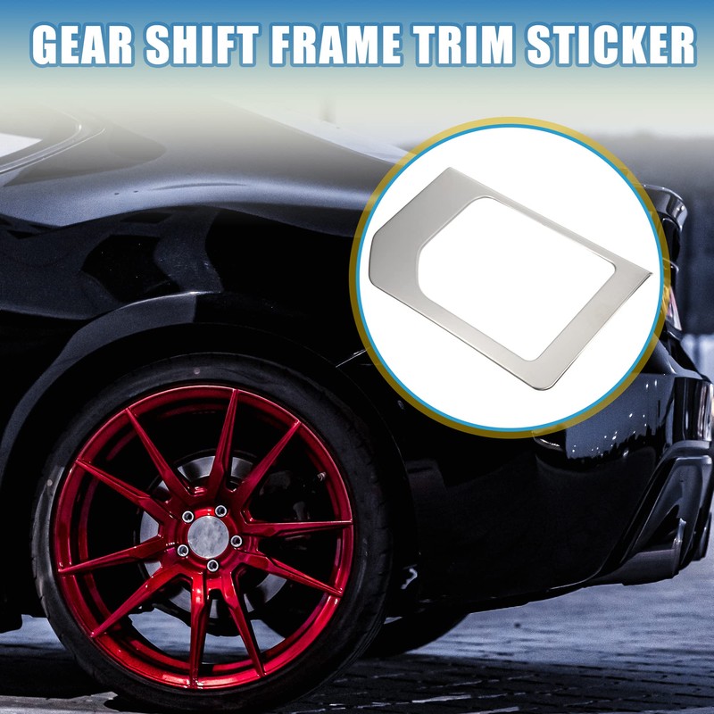 X AUTOHAUX Gear Shift Frame Trim Sticker Central Gear Shift