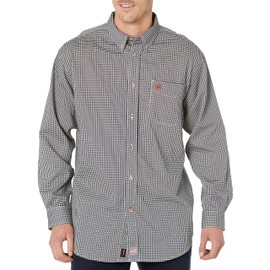Ariat Big Men’s Flame Resistant Button Down Shirt, Blue Multi, X-Large Tall