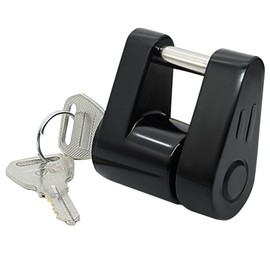 AUTOXBERT Kastenschloss PKW KFZ Anhänger Schloß Anhängerschloss Diebstahlschutz Wohnwagen Hochsicherer Hakenschloss für gängigen Kupplungen