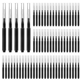 100Pcs Micro Eyebrow Brush Set with Cap - Multifunctional Brow Lamination Tools for Eyelash and Eyebrow Extensions Tool