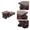 Mipcase 1PC Versatile Wooden Base for Flowerpots Chinese Style Desktop