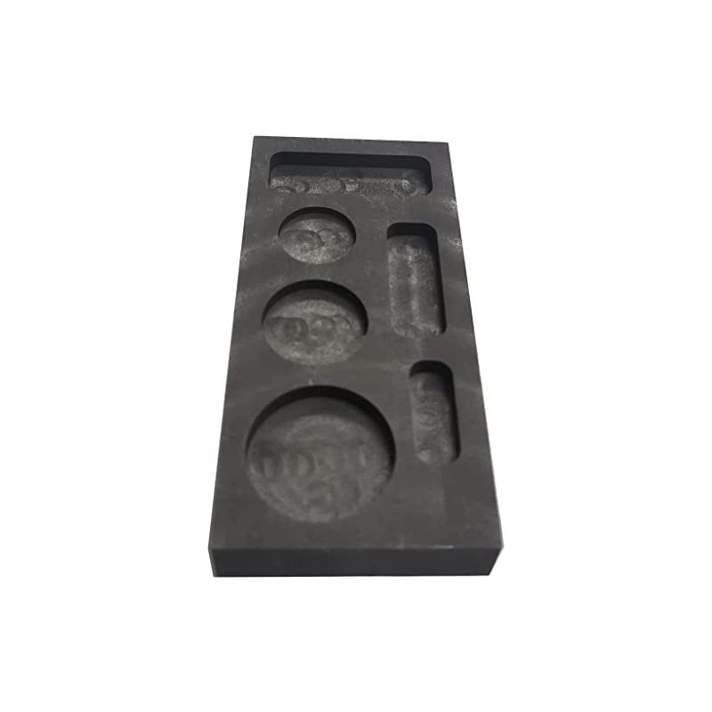 LLF Graphite Casting Ingot Mold Metal Refining Scrap Bar Coin