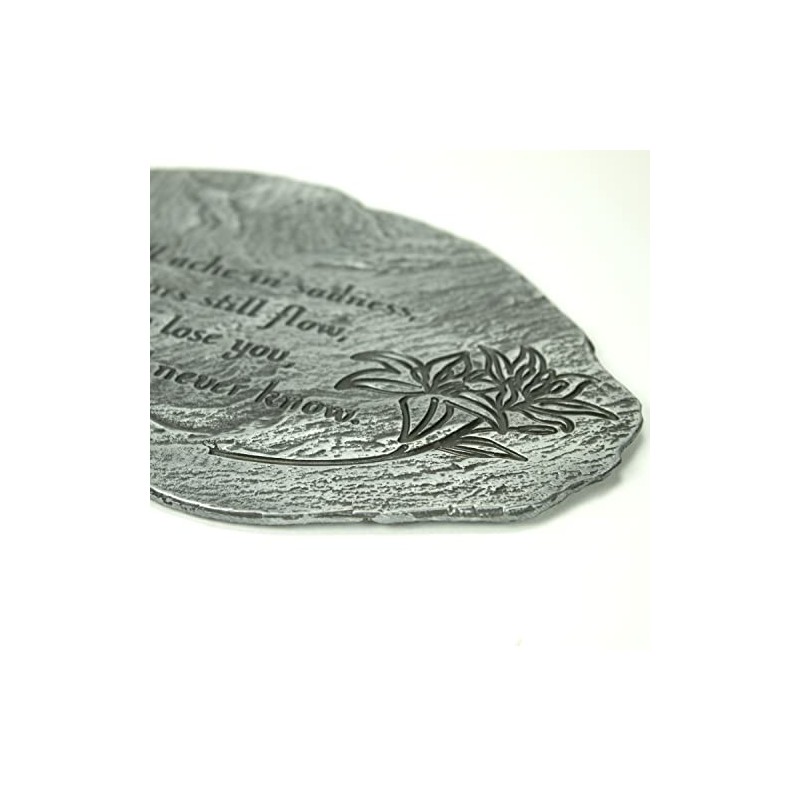 Cathedral Art Our Hearts Still Ache Memorial Garden Stone, Metal