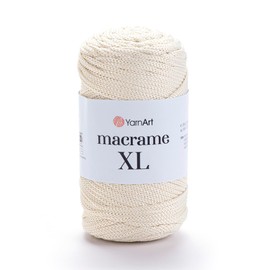 YarnArt Macrame Cord – Strong & Versatile Macrame Yarn for Knitting, Crochet & DIY Crafts – 100% Polyester, 250g (130m) – Perfect for Wall Hangings, Bags, Home Decor & More (137, XL)