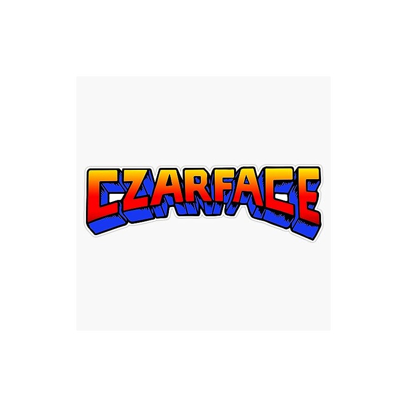 Czarface Merch Sticker Bumper Sticker Vinyl Decal 5"