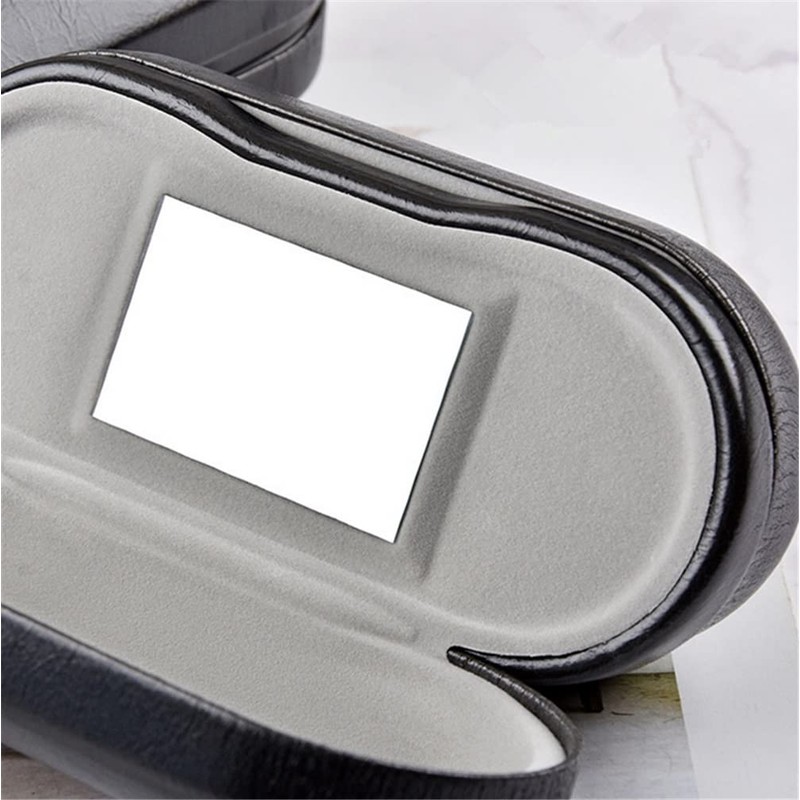 RURAUOGR Double Glasses Case Hard Shell Dual Eyeglasses Case Protective