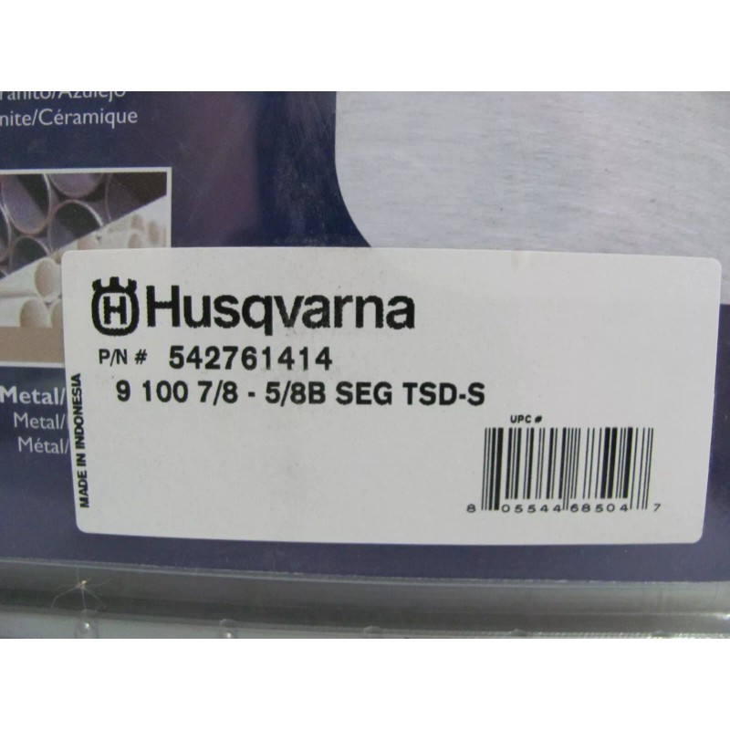 Husqvarna TSD-S Drill Disc 9" Segmented Diamond Blade For Concrete