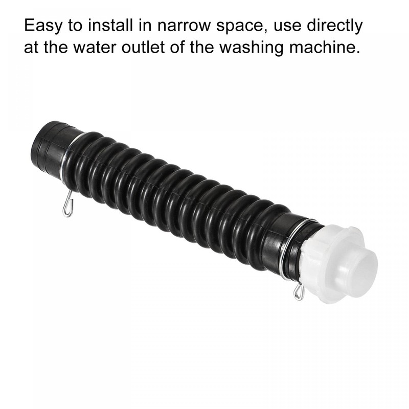 sourcing map Flexible Drain Hose, 32mm OD 255mm Length Kitchen