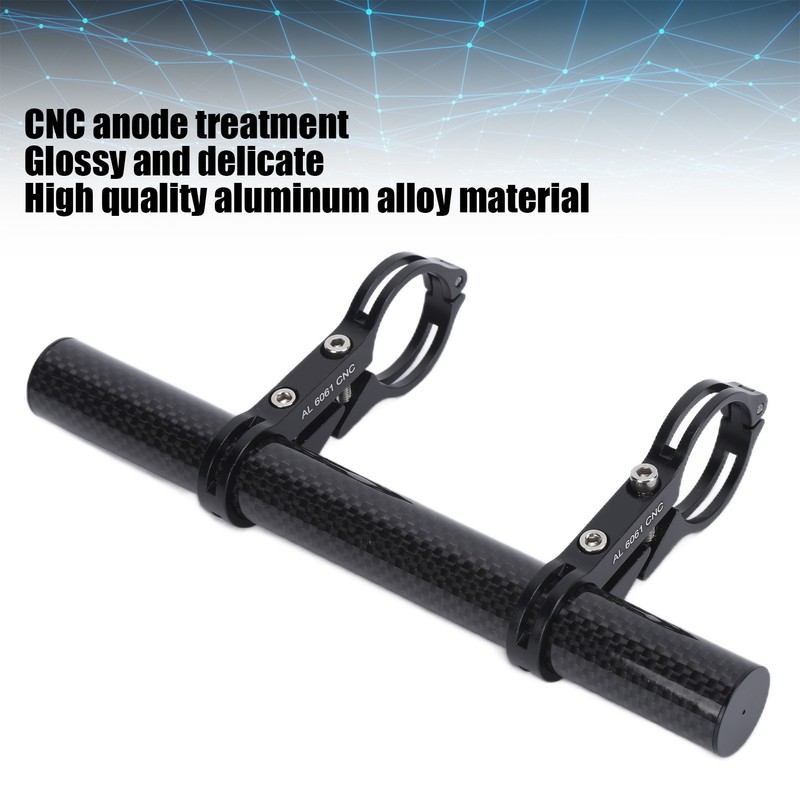 Bike Handlebar Extender 202 Double Rod Carbon Fiber MultiFunction Expansion