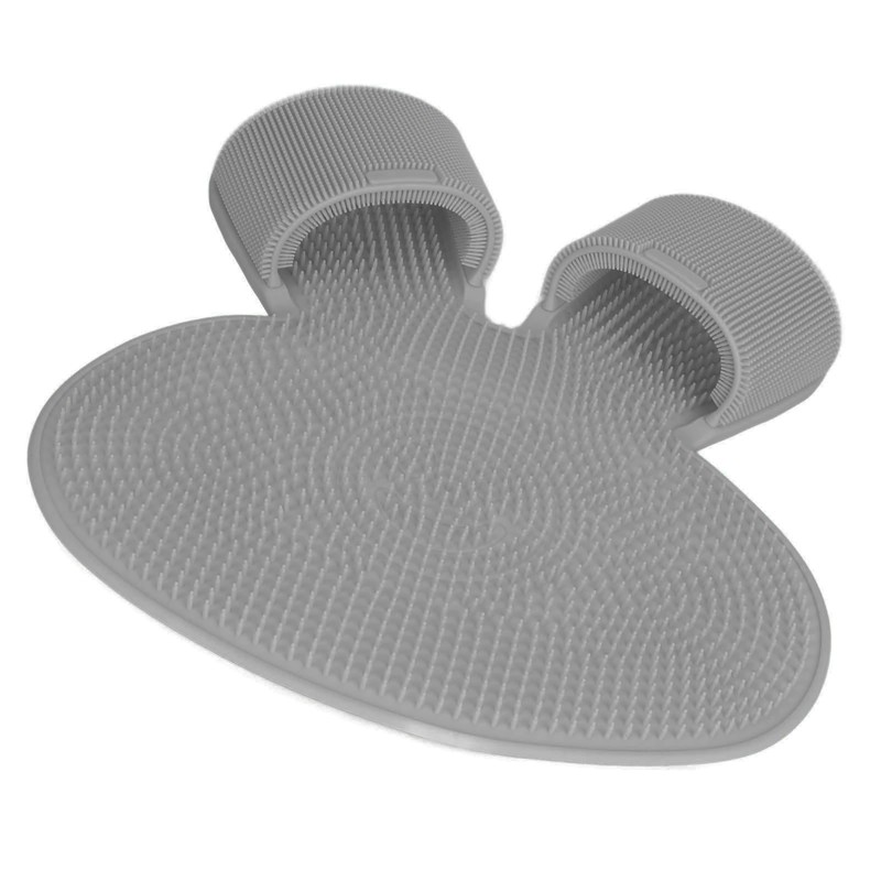 Foot Scrubber Shower Mat with Strong Suction Cups Prevent Slip